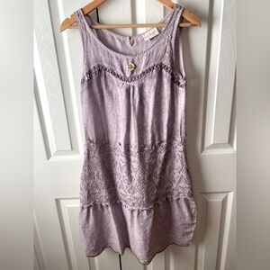 Elisa Cavaletti Lavender Mini Dress